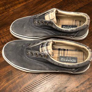 Men’s Sperry Top-Sider style canvas shoe. Size: 9.5 Men